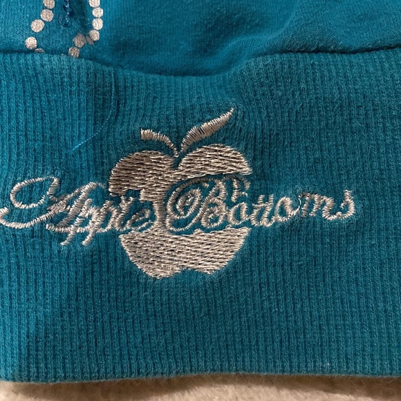 apple bottoms y2k blue sweatshirt with sequins - Picture 2 of 10
